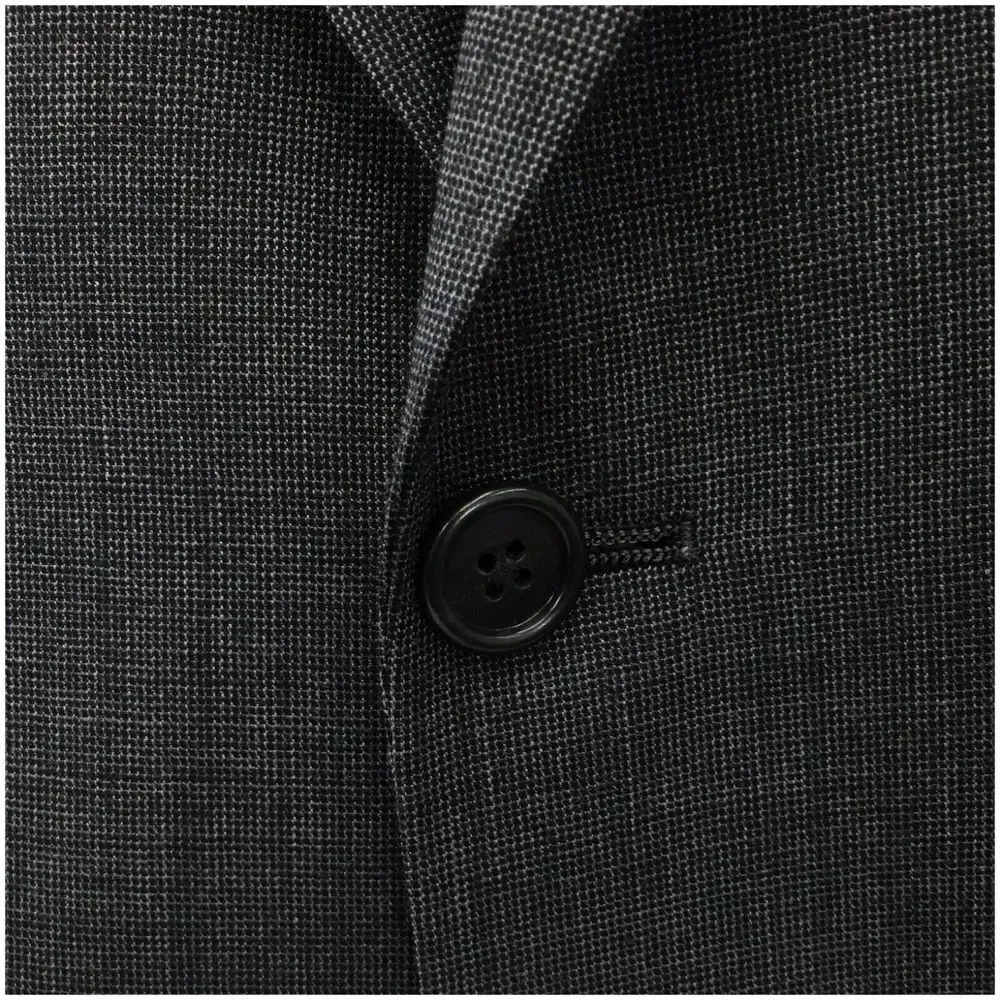 HART SCHAFFNER Mens‎ Blazer Sport Coat 2 Button Casual Jacket Size 44L Wool Suit